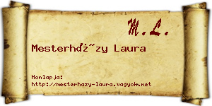 Mesterházy Laura névjegykártya